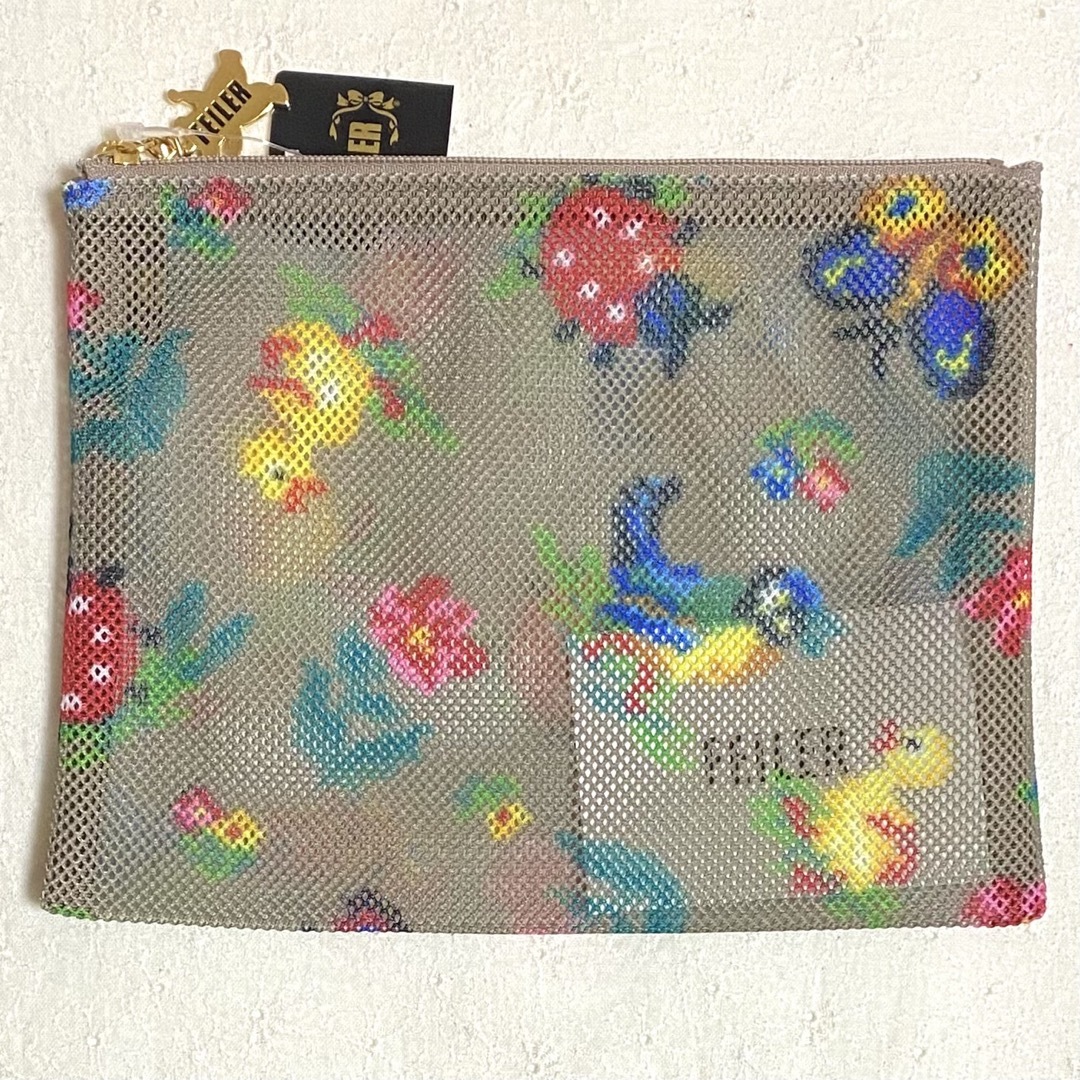 FEILER - フェイラー メッシュポーチ M 15×20 ハイジ ベージュ FEILER - フェイラー メッシュポーチ M 15×20 ハイジ ベージュ