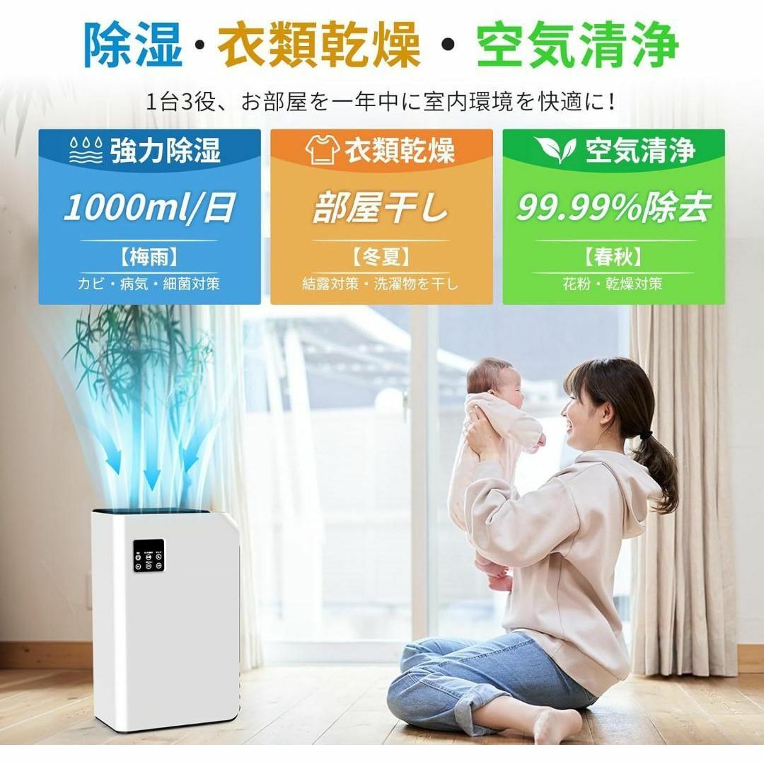 大人気❣️ 除湿機 小型 除湿器 静音 省エネ 2.5L 大容量の通販 大人気❣️ 除湿機 小型 除湿器 静音 省エネ 2.5L 大容量の通販