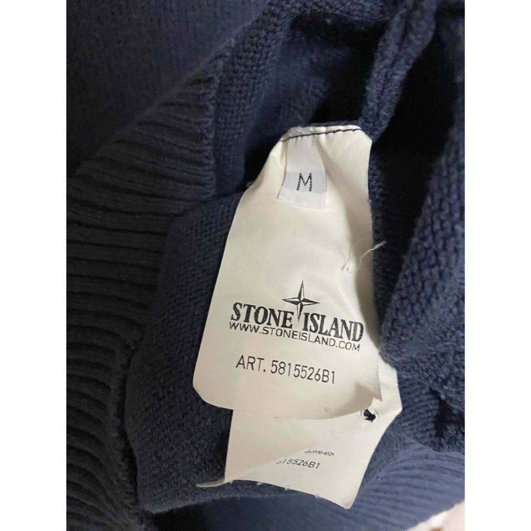 STONE ISLAND - STONE ISLAND 13ss ハーフジップニット ネイビー STONE ISLAND - STONE ISLAND 13ss ハーフジップニット ネイビー