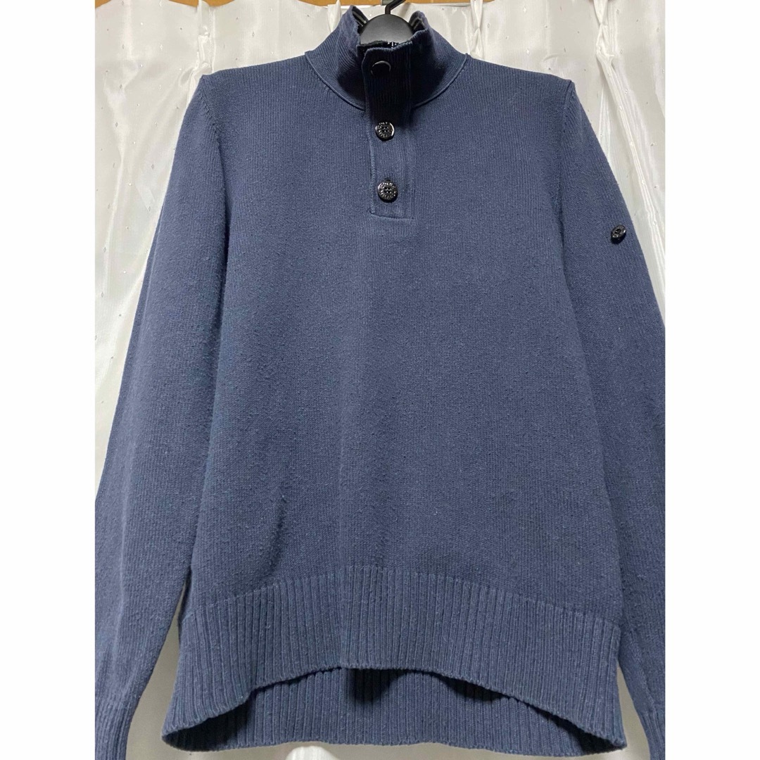 STONE ISLAND - STONE ISLAND 13ss ハーフジップニット ネイビー STONE ISLAND - STONE ISLAND 13ss ハーフジップニット ネイビー