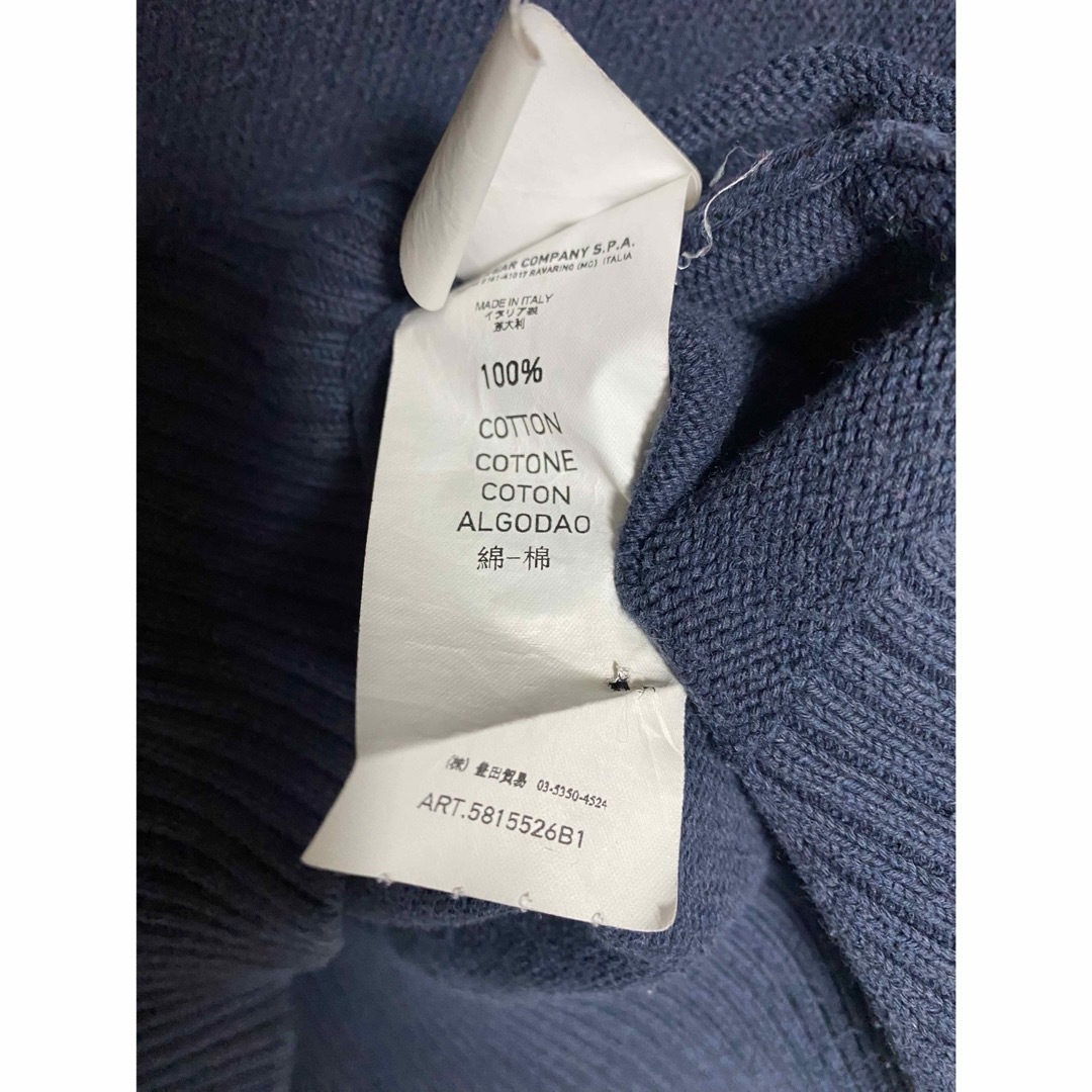 STONE ISLAND - STONE ISLAND 13ss ハーフジップニット ネイビー STONE ISLAND - STONE ISLAND 13ss ハーフジップニット ネイビー