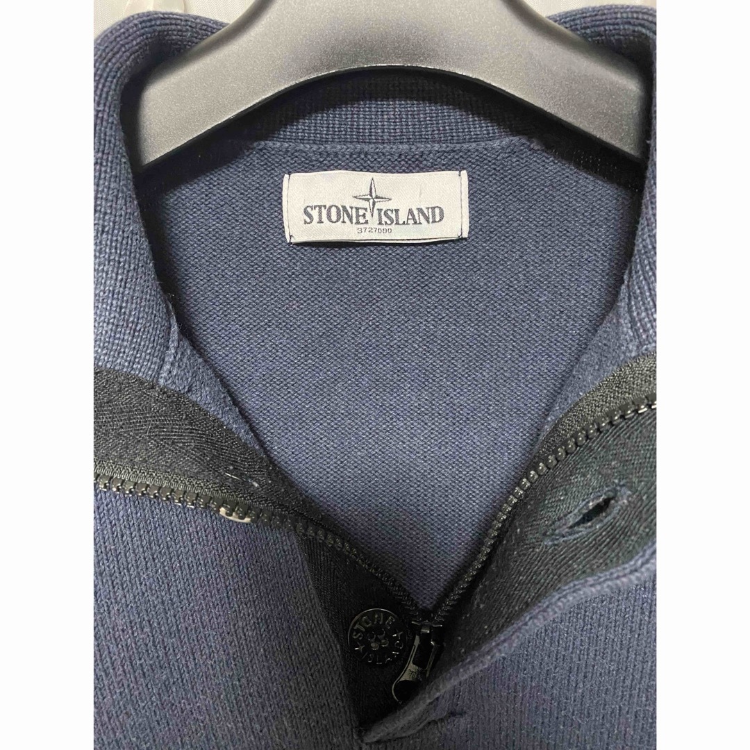 STONE ISLAND - STONE ISLAND 13ss ハーフジップニット ネイビー STONE ISLAND - STONE ISLAND 13ss ハーフジップニット ネイビー