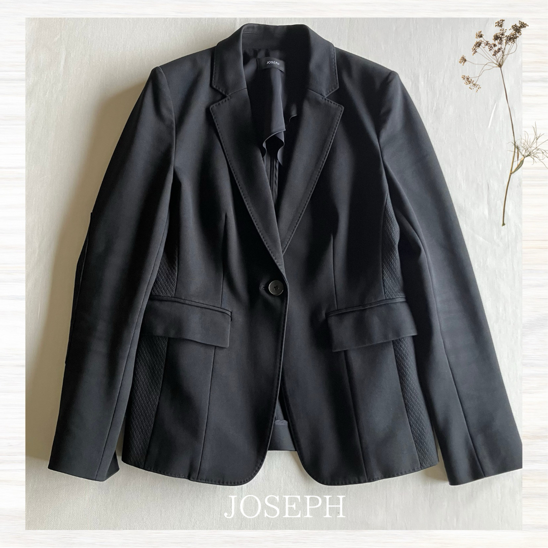 JOSEPH - JOSEPH フォーマル スーツ ジャケット 黒 長袖 定番の JOSEPH - JOSEPH フォーマル スーツ ジャケット 黒 長袖 定番の