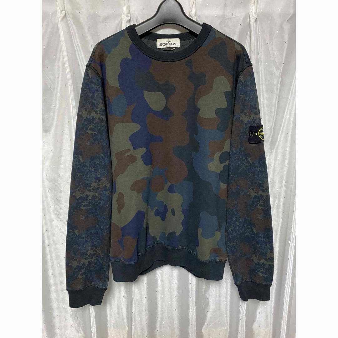 STONE ISLAND - STONE ISLAND 13aw スウェット 迷彩 カモ柄の STONE ISLAND - STONE ISLAND 13aw スウェット 迷彩 カモ柄の