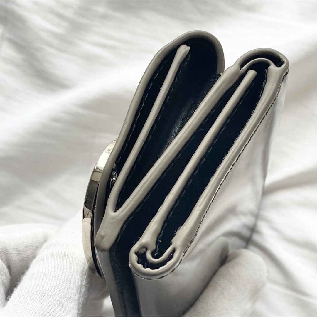 DIESEL - DIESEL 1dr Tri Fold Coin Xs Ii ゴールド レザーの DIESEL - DIESEL 1dr Tri Fold Coin Xs Ii ゴールド レザーの