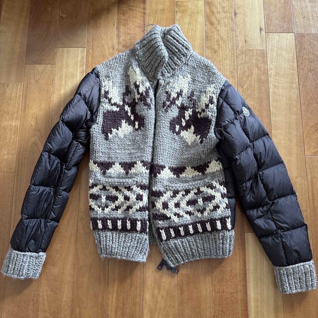 MONCLER - MONCLER ニットダウンカーディガンの通販 by RB's MONCLER - MONCLER ニットダウンカーディガンの通販 by RB's