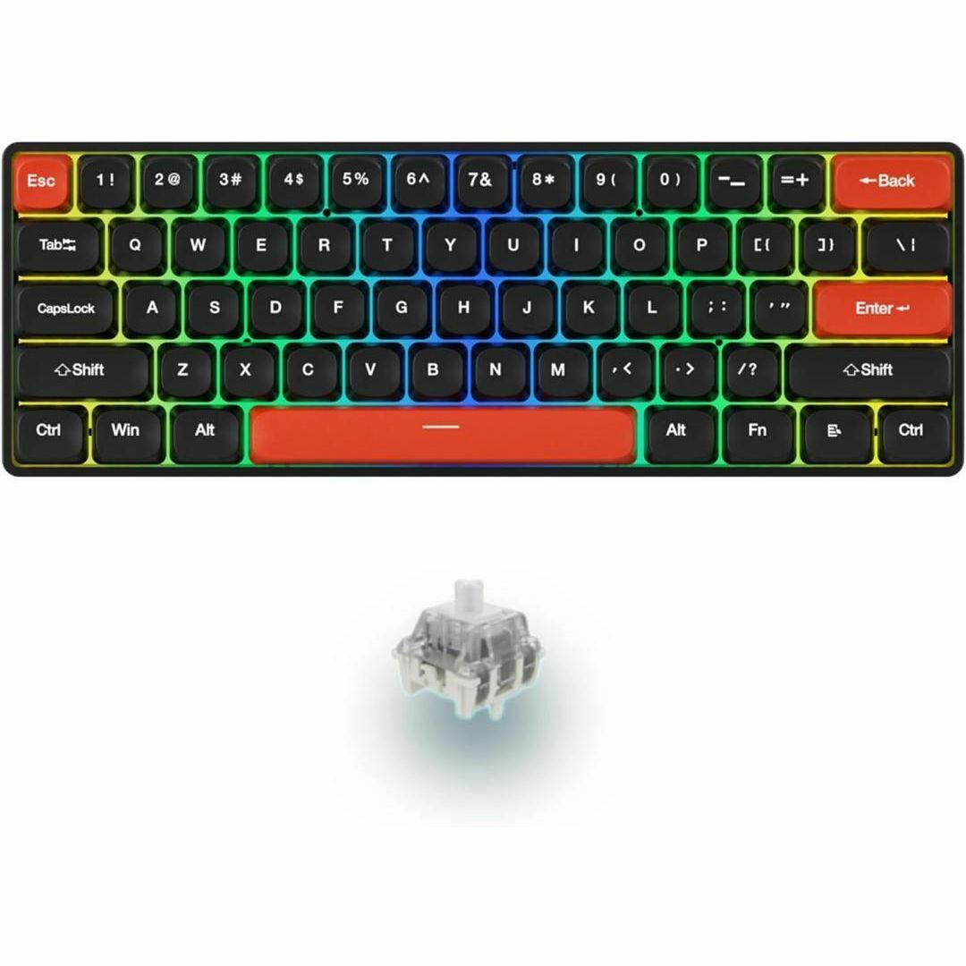 大人気❣️ゲーミングキーボード メカニカル式 磁気軸 精度RT0.04mm