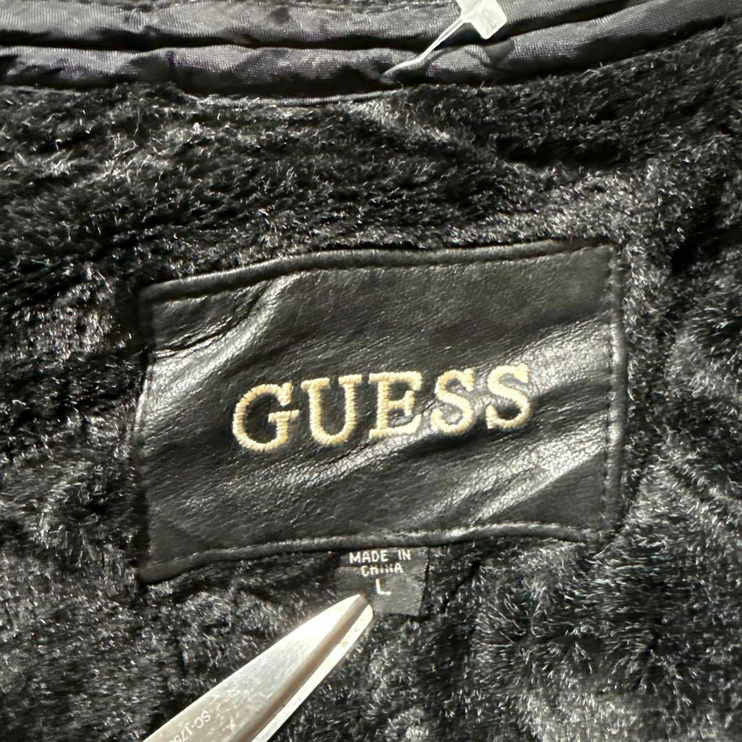GUESS - 00s GUESS ゲス 本革 牛革 レザー カーコート GUESS - 00s GUESS ゲス 本革 牛革 レザー カーコート