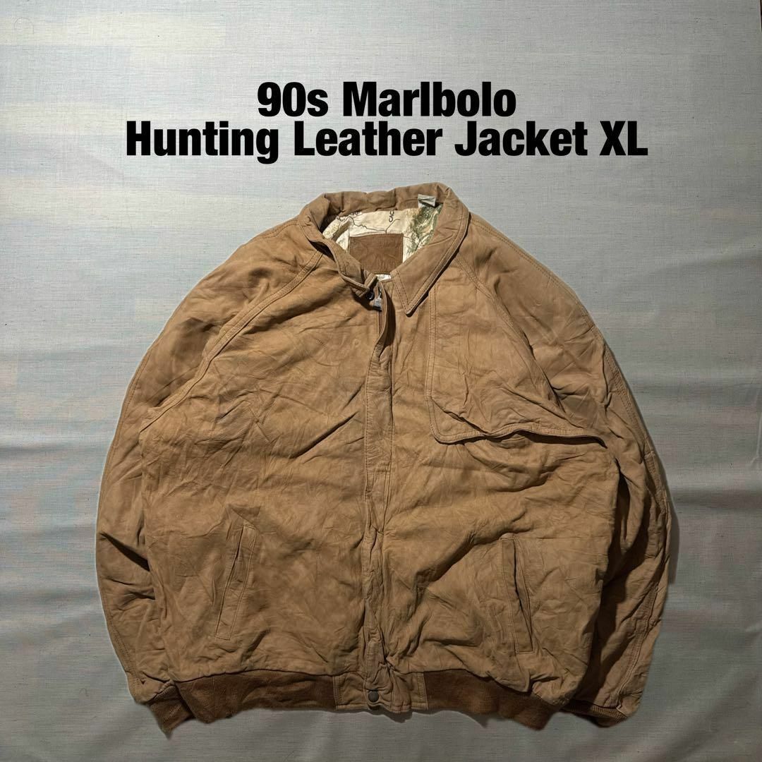 90s マルボロ スウェード 羊革 本革 レザー ハンティング 90s マルボロ スウェード 羊革 本革 レザー ハンティング