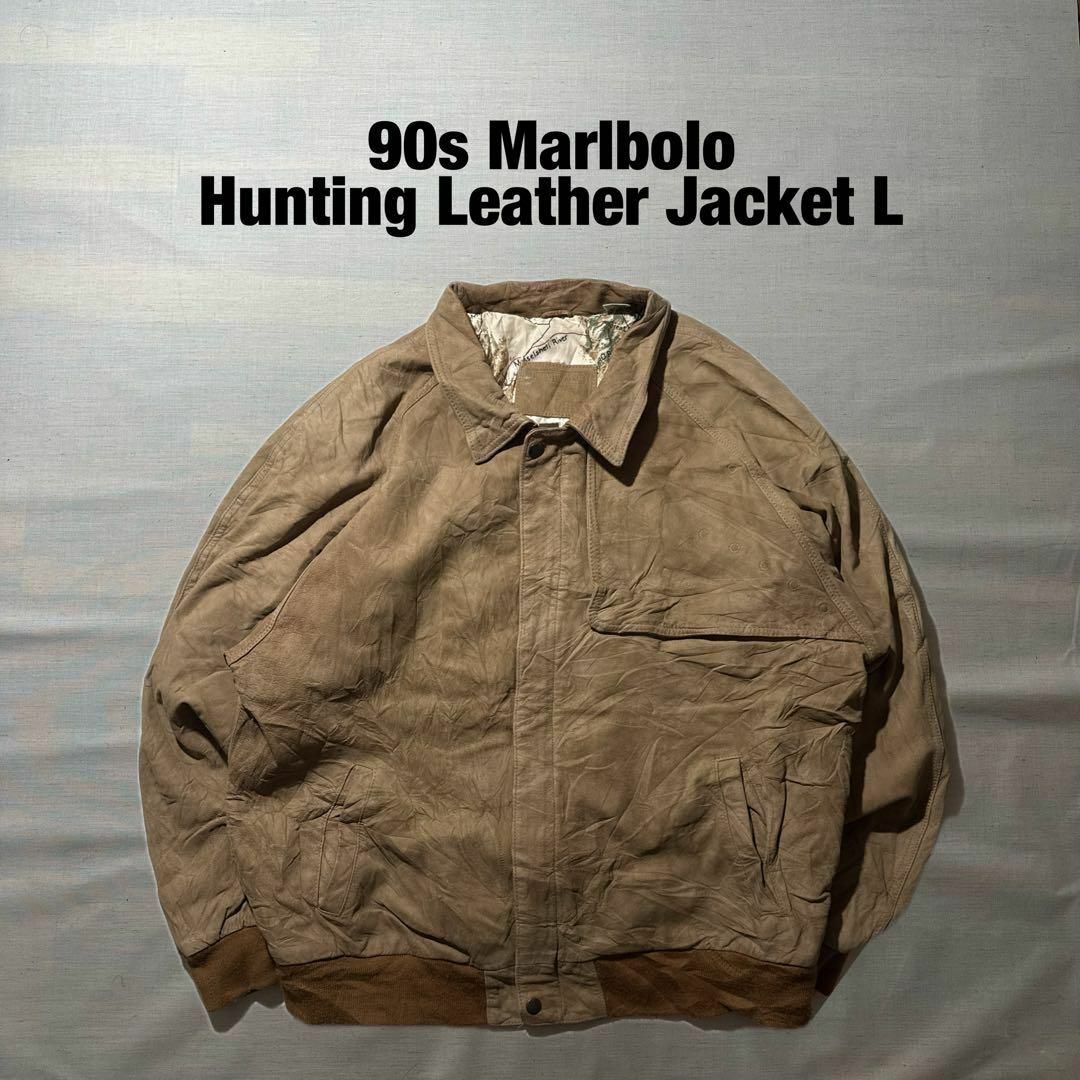 90s マルボロ スウェード 羊革 本革 レザー ハンティング 90s マルボロ スウェード 羊革 本革 レザー ハンティング