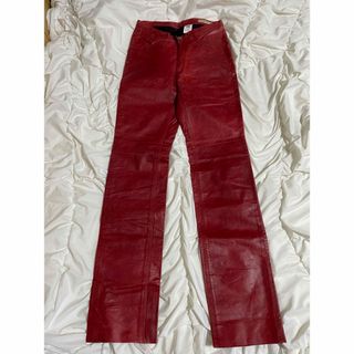 リーバイス(Levi's)の激レア！Levi's リーバイス アルゼンチン製 レザーパンツ 26 レッドタブ(デニム/ジーンズ)