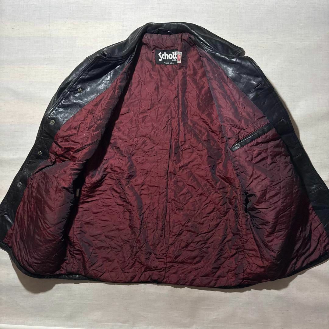 schott - 90S USA製 SCHOTT ショット 523 本革 レザー カー schott - 90S USA製 SCHOTT ショット 523 本革 レザー カー