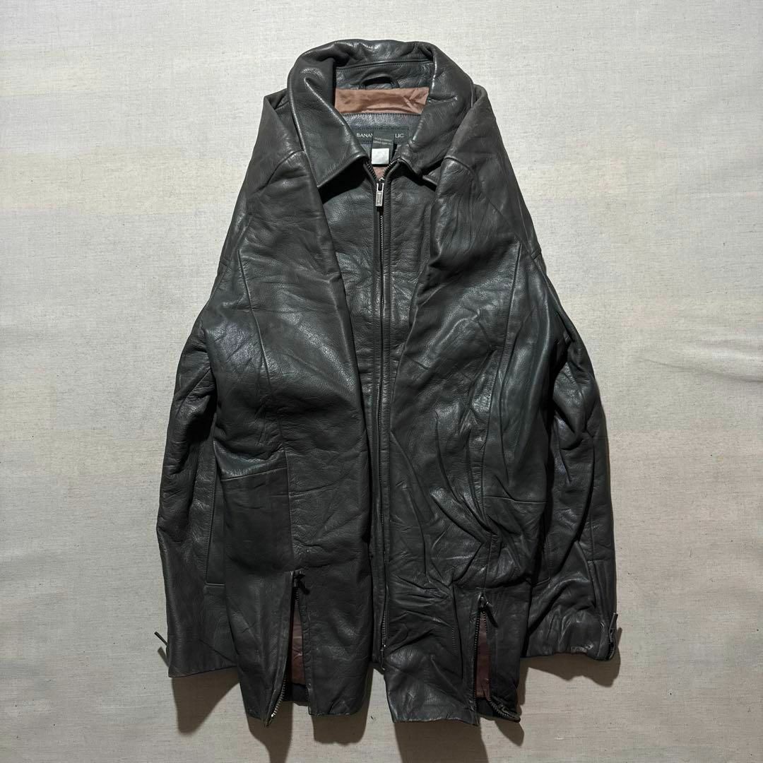 Banana Republic - 00s バナナリパブリック カウ レザー 牛革 本 Banana Republic - 00s バナナリパブリック カウ レザー 牛革 本