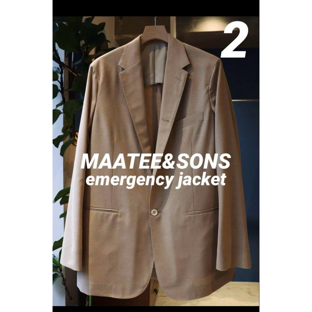 MAATEE&SONS single emergency jacket 22ssの通販 by スミス's MAATEE&SONS single emergency jacket 22ssの通販 by スミス's