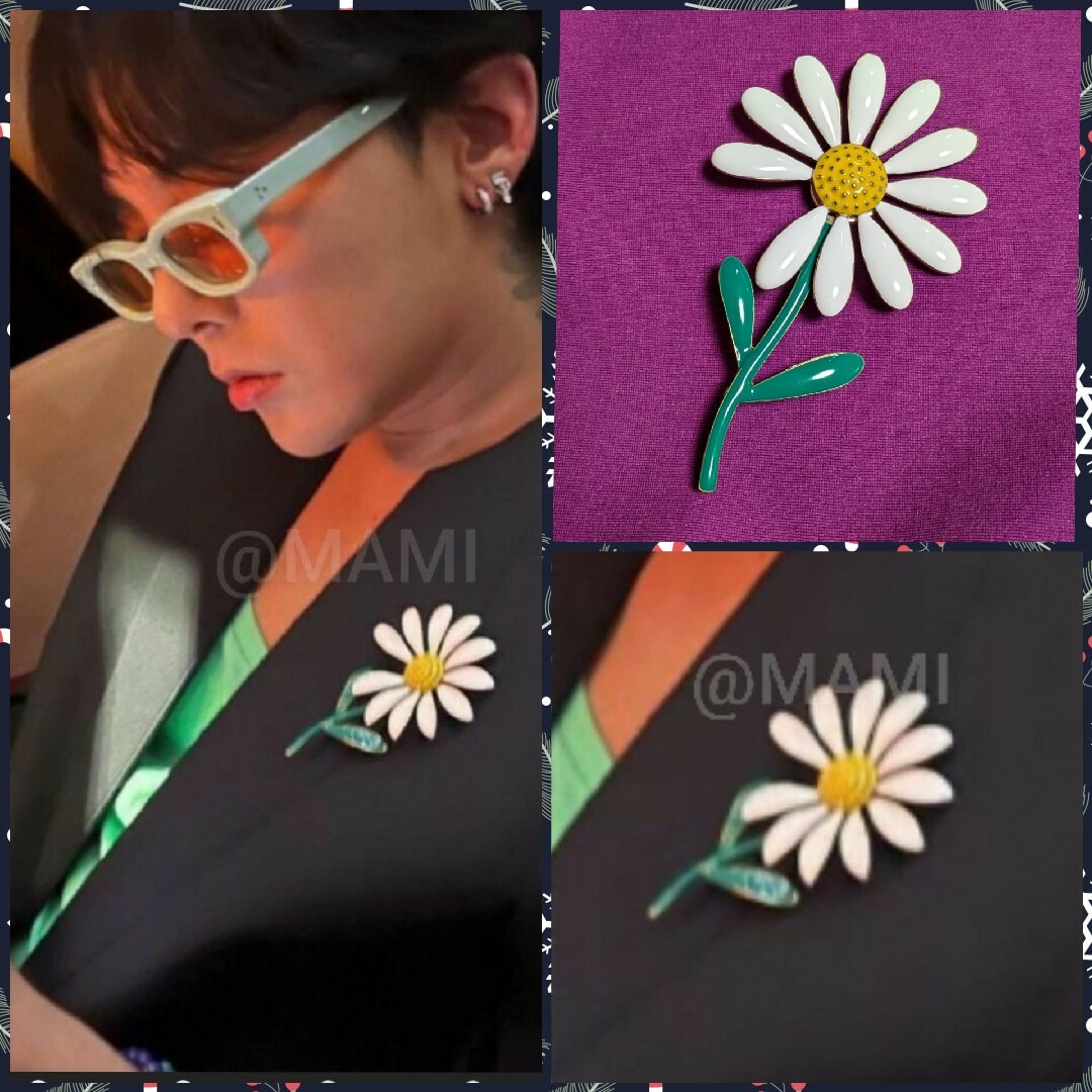 PEACEMINUSONE - 🌼デイジー ブローチ🌼BIGBANG G-DRAGON ジヨン PEACEMINUSONE - 🌼デイジー ブローチ🌼BIGBANG G-DRAGON ジヨン