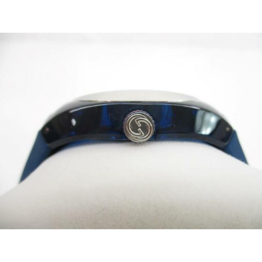 優良品 グッチ GUCCI 腕時計 シンク YA137104A/137.1 ブルー 優良品 グッチ GUCCI 腕時計 シンク YA137104A/137.1 ブルー