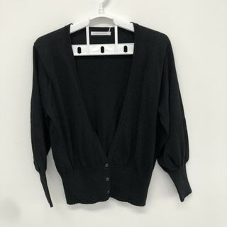 【STO:R STO:R】ストール　ストール　オンワード樫山　黒　カーディガン　レディース(カーディガン)