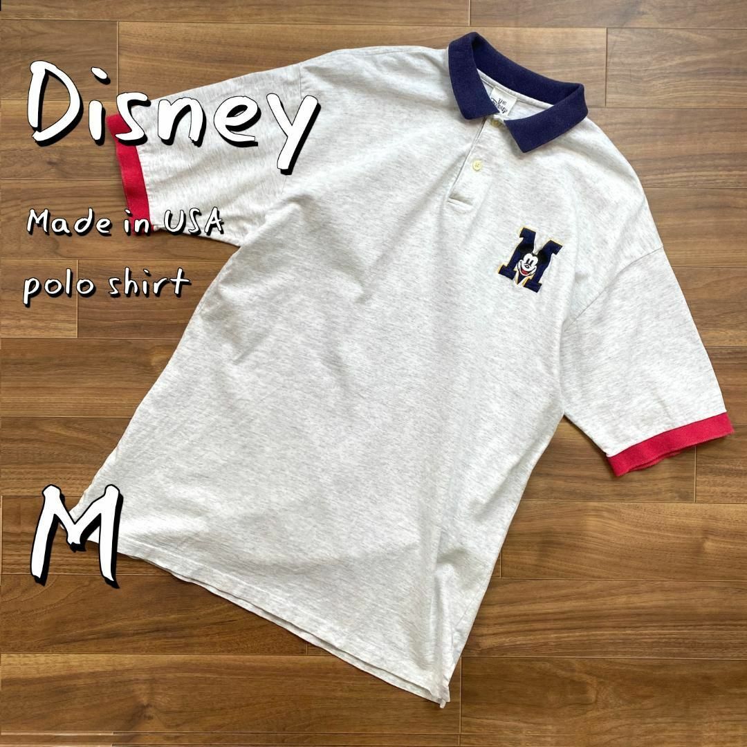 DISNEYディズニー公式 USA製90sヴィンテージミッキー刺繍 DISNEYディズニー公式 USA製90sヴィンテージミッキー刺繍