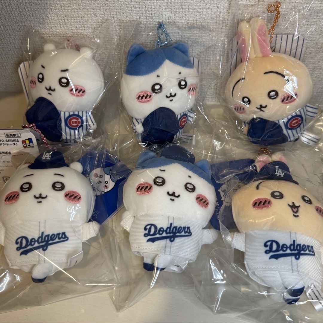 ちいかわ - ちいかわX MLB TOKYO SERIES 2025 マスコット 6点の ちいかわ - ちいかわX MLB TOKYO SERIES 2025 マスコット 6点の