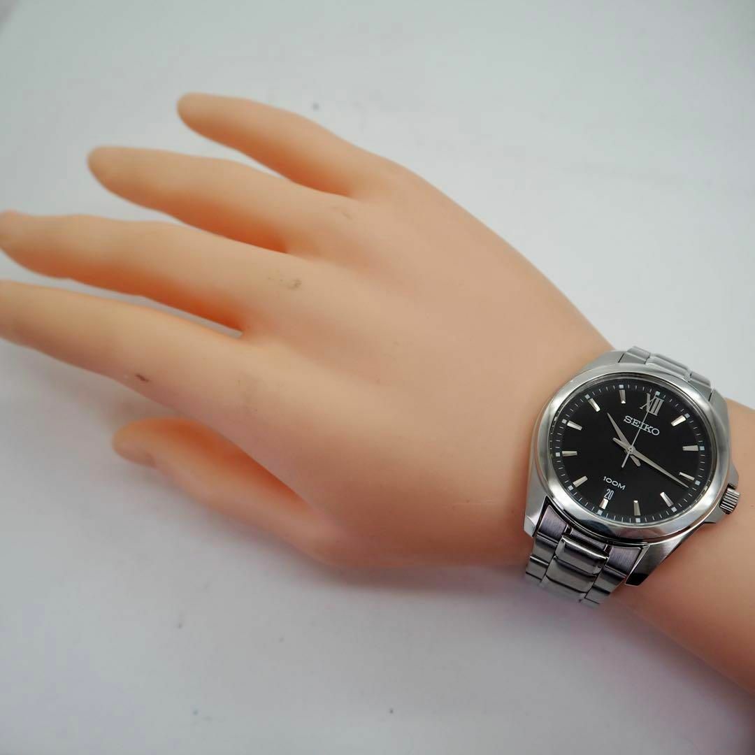 SEIKO - 311 SEIKO メンズ 時計 デイト ブラック 防水時計 SEIKO - 311 SEIKO メンズ 時計 デイト ブラック 防水時計