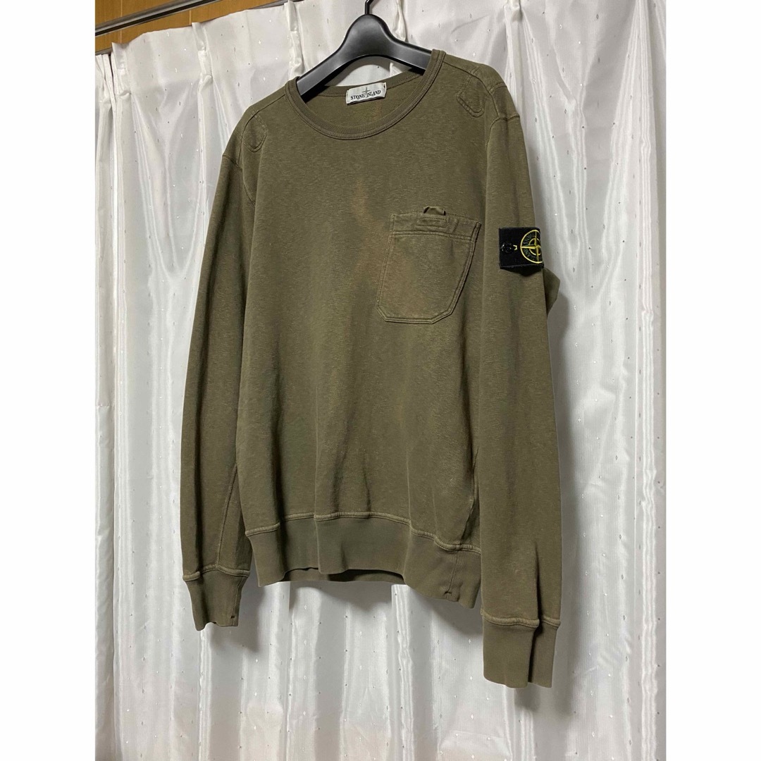 STONE ISLAND - STONE ISLAND 18aw スウェット カーキの通販 by STONE ISLAND - STONE ISLAND 18aw スウェット カーキの通販 by