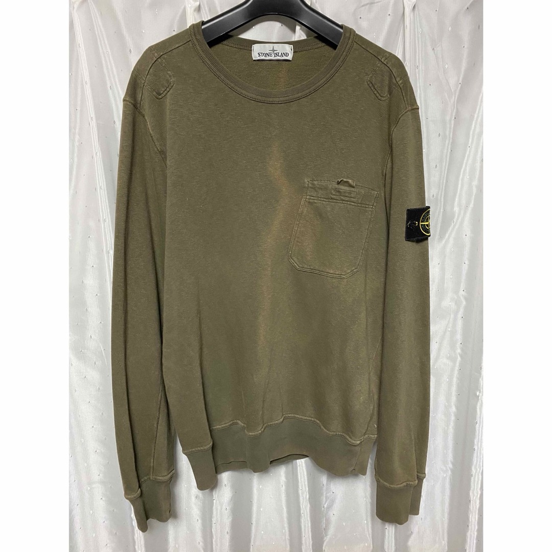 STONE ISLAND - STONE ISLAND 18aw スウェット カーキの通販 by STONE ISLAND - STONE ISLAND 18aw スウェット カーキの通販 by