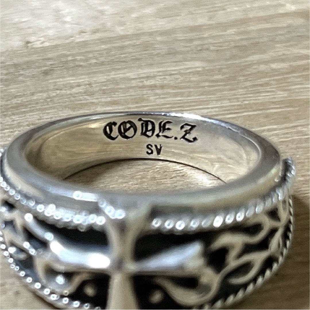 Code.Z コードジー cross 925 リング 約18.5〜19号の間位の通販 Code.Z コードジー cross 925 リング 約18.5〜19号の間位の通販