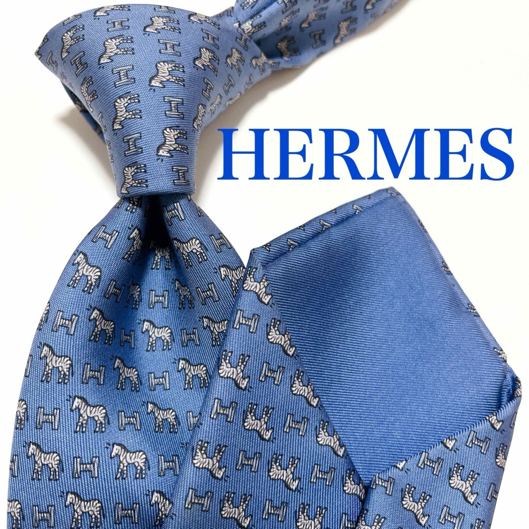 HERMES - 美品 エルメス ネクタイ ハイブランド H柄 ファソネ HERMES - 美品 エルメス ネクタイ ハイブランド H柄 ファソネ
