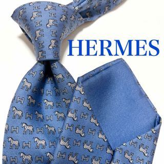 HERMES - 美品 エルメス ネクタイ ハイブランド H柄 ファソネ HERMES - 美品 エルメス ネクタイ ハイブランド H柄 ファソネ