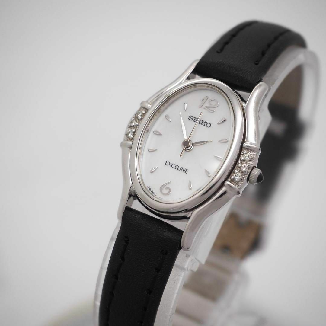 SEIKO - 318【美品】SEIKO 時計 エクセリーヌ ダイヤベゼル SEIKO - 318【美品】SEIKO 時計 エクセリーヌ ダイヤベゼル