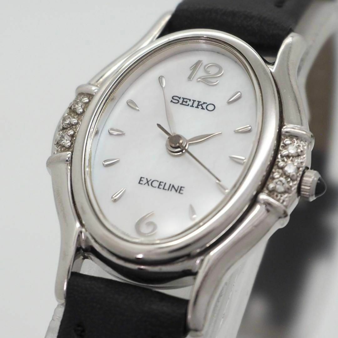 SEIKO - 318【美品】SEIKO 時計 エクセリーヌ ダイヤベゼル SEIKO - 318【美品】SEIKO 時計 エクセリーヌ ダイヤベゼル