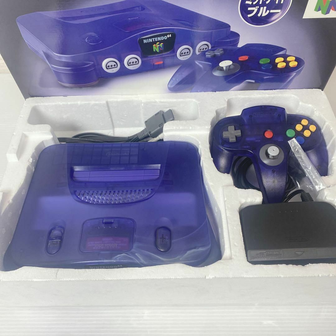 NINTENDO 64 - Nintendo64 midnight blue 任天堂ミッドナイト NINTENDO 64 - Nintendo64 midnight blue 任天堂ミッドナイト