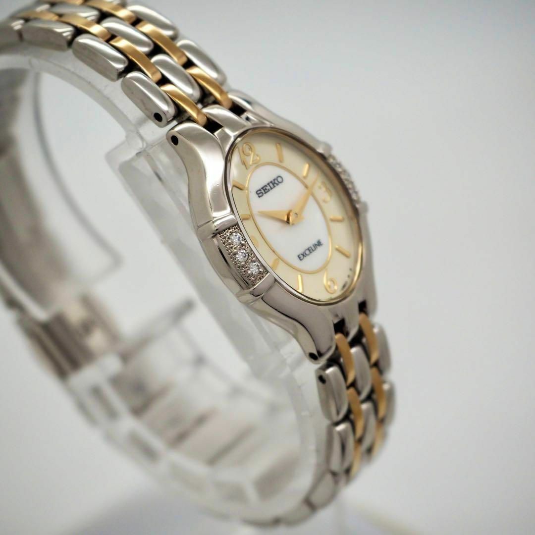 SEIKO - 297【美品】SEIKO 時計 レディース エクセリーヌ ダイヤ SEIKO - 297【美品】SEIKO 時計 レディース エクセリーヌ ダイヤ