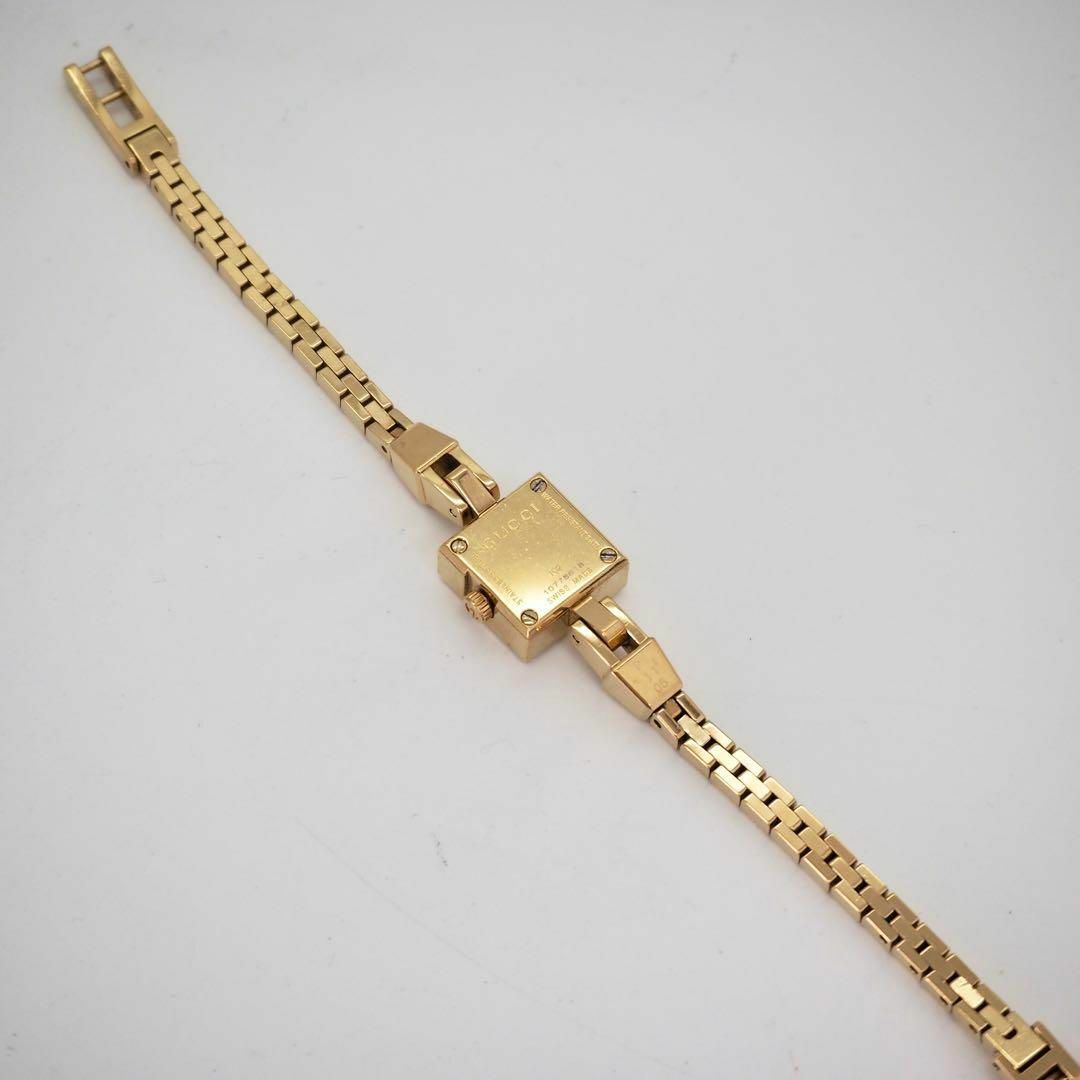 GUCCI - 527 GUCCI 時計 レディース スクエア ゴールド 102 G