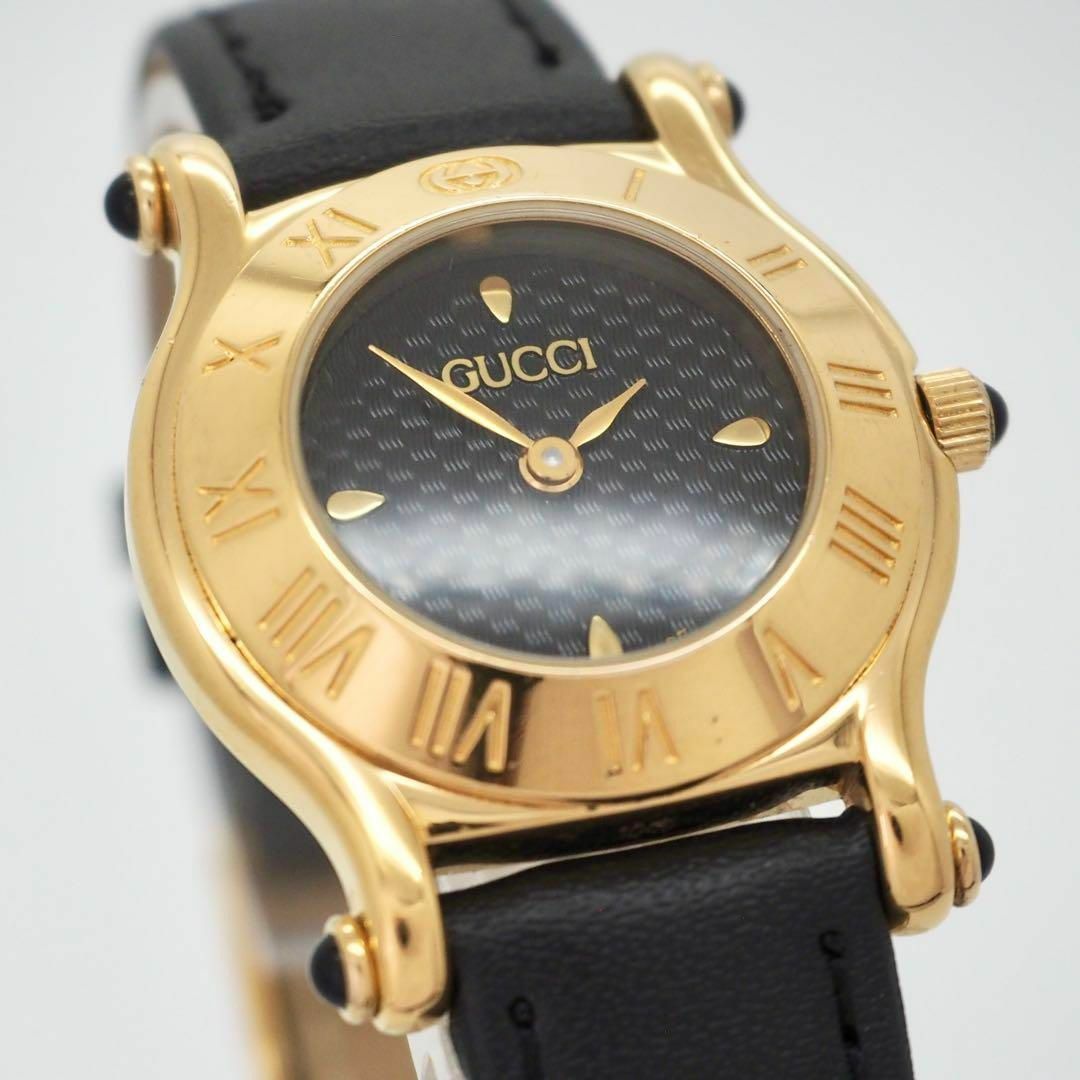 GUCCI - 246【美品】GUCCI 時計 6500L ゴールド ブラック GUCCI - 246【美品】GUCCI 時計 6500L ゴールド ブラック