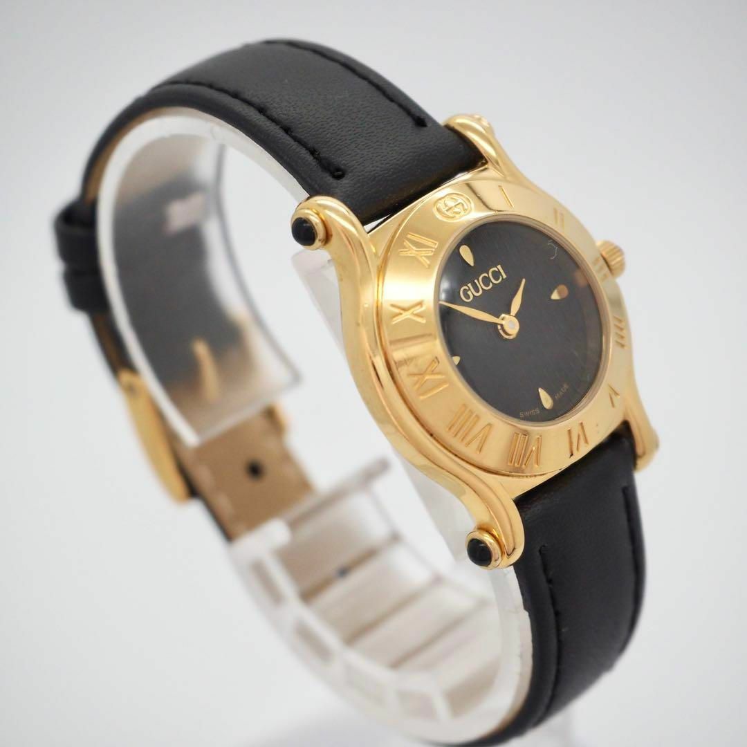 GUCCI - 246【美品】GUCCI 時計 6500L ゴールド ブラック GUCCI - 246【美品】GUCCI 時計 6500L ゴールド ブラック