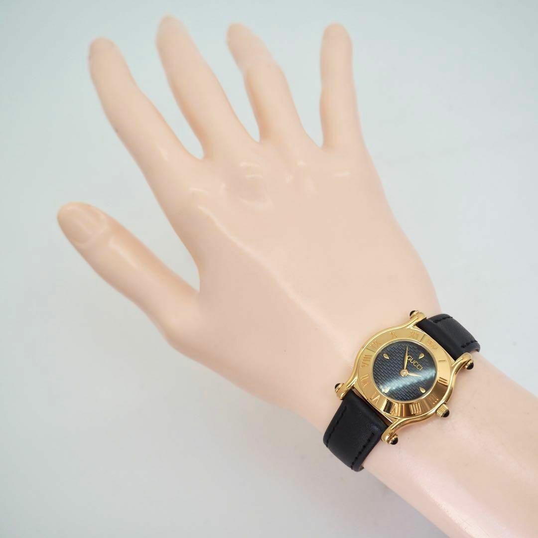 GUCCI - 246【美品】GUCCI 時計 6500L ゴールド ブラック GUCCI - 246【美品】GUCCI 時計 6500L ゴールド ブラック