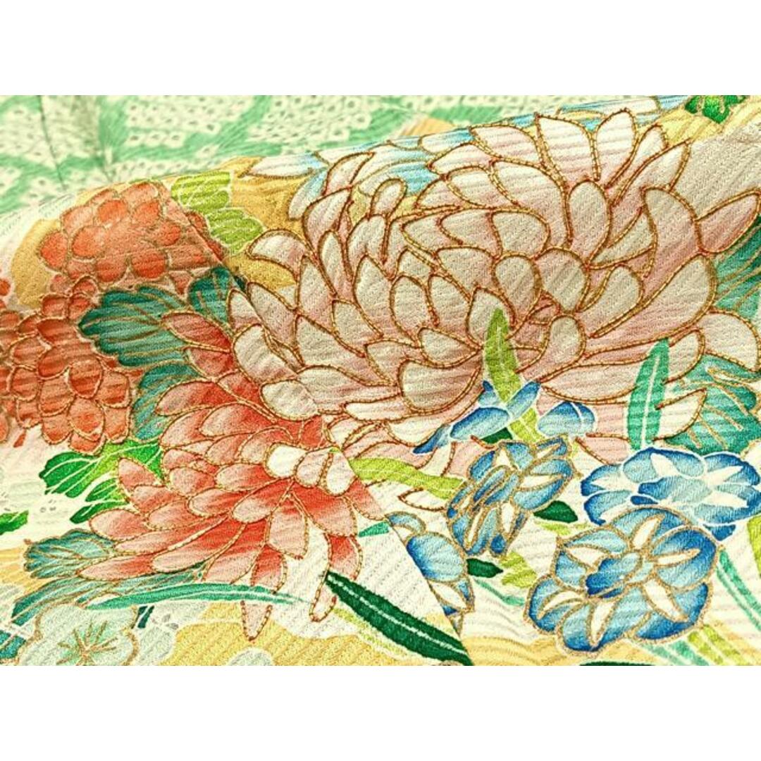 平和屋着物□豪華振袖 絞り 駒刺繍 花尽くし 金彩 正絹 逸品 平和屋着物□豪華振袖 絞り 駒刺繍 花尽くし 金彩 正絹 逸品