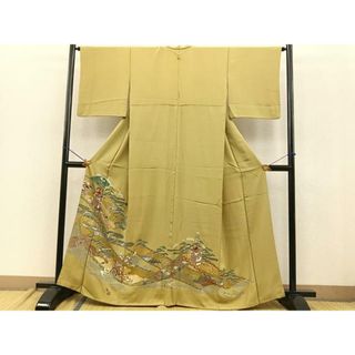 平和屋着物■豪華色留袖　祇園祭　金彩　正絹　逸品　BAAQ0736ct(着物)
