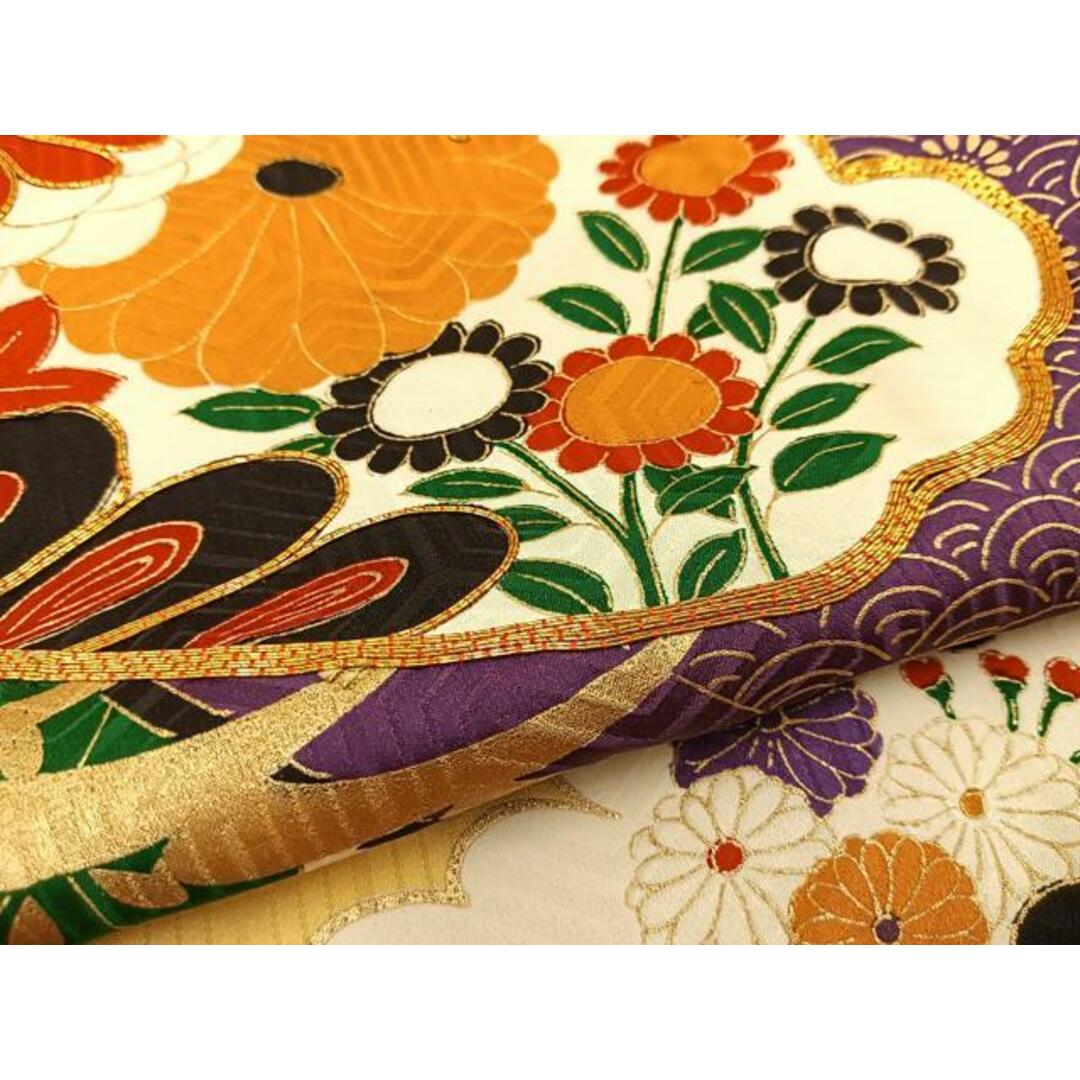 平和屋着物□豪華振袖 駒刺繍 松竹梅 青海波花文 金彩 正絹 逸品 平和屋着物□豪華振袖 駒刺繍 松竹梅 青海波花文 金彩 正絹 逸品