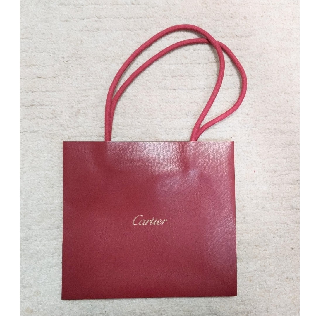 Cartier - Cartier カルティエ ショップ袋 赤 ショッパー 紙袋 Cartier - Cartier カルティエ ショップ袋 赤 ショッパー 紙袋