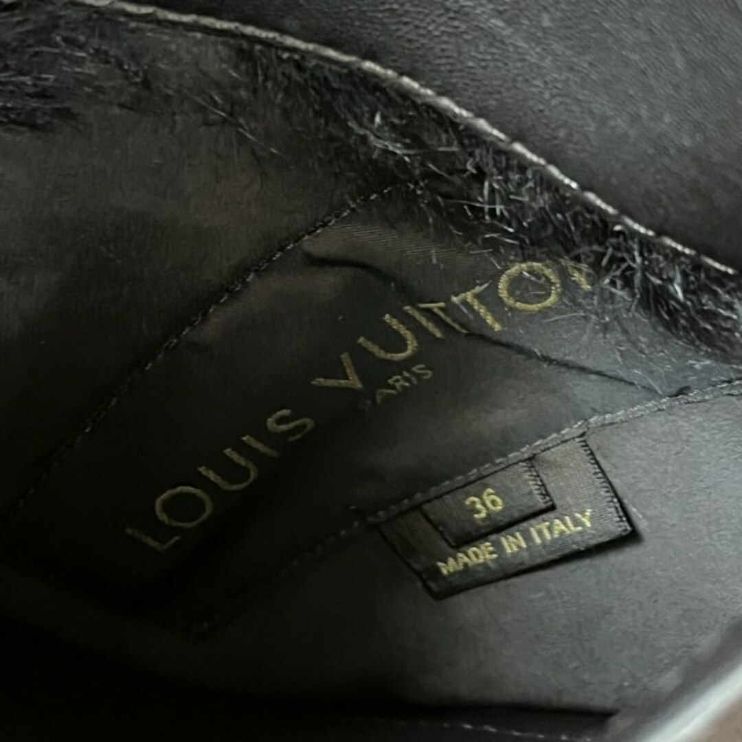LOUIS VUITTON - ムートン コート ロングベスト 羊革 36 155/84A LOUIS VUITTON - ムートン コート ロングベスト 羊革 36 155/84A