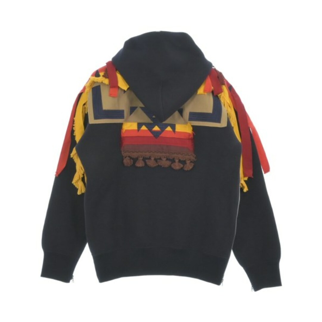 sacai - sacai サカイ パーカー 1(S位) 紺 【古着】【中古】の sacai - sacai サカイ パーカー 1(S位) 紺 【古着】【中古】の