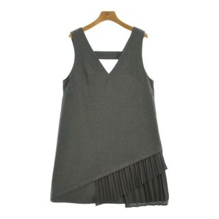 Rirandture - リランドチュール 23SS 5分袖裾フレアリブニット Rirandture - リランドチュール 23SS 5分袖裾フレアリブニット