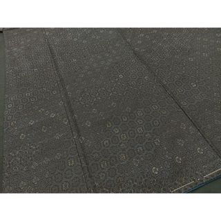 平和屋着物■本場大島紬　亀甲花文　正絹　逸品　未使用　BAAO8199wb