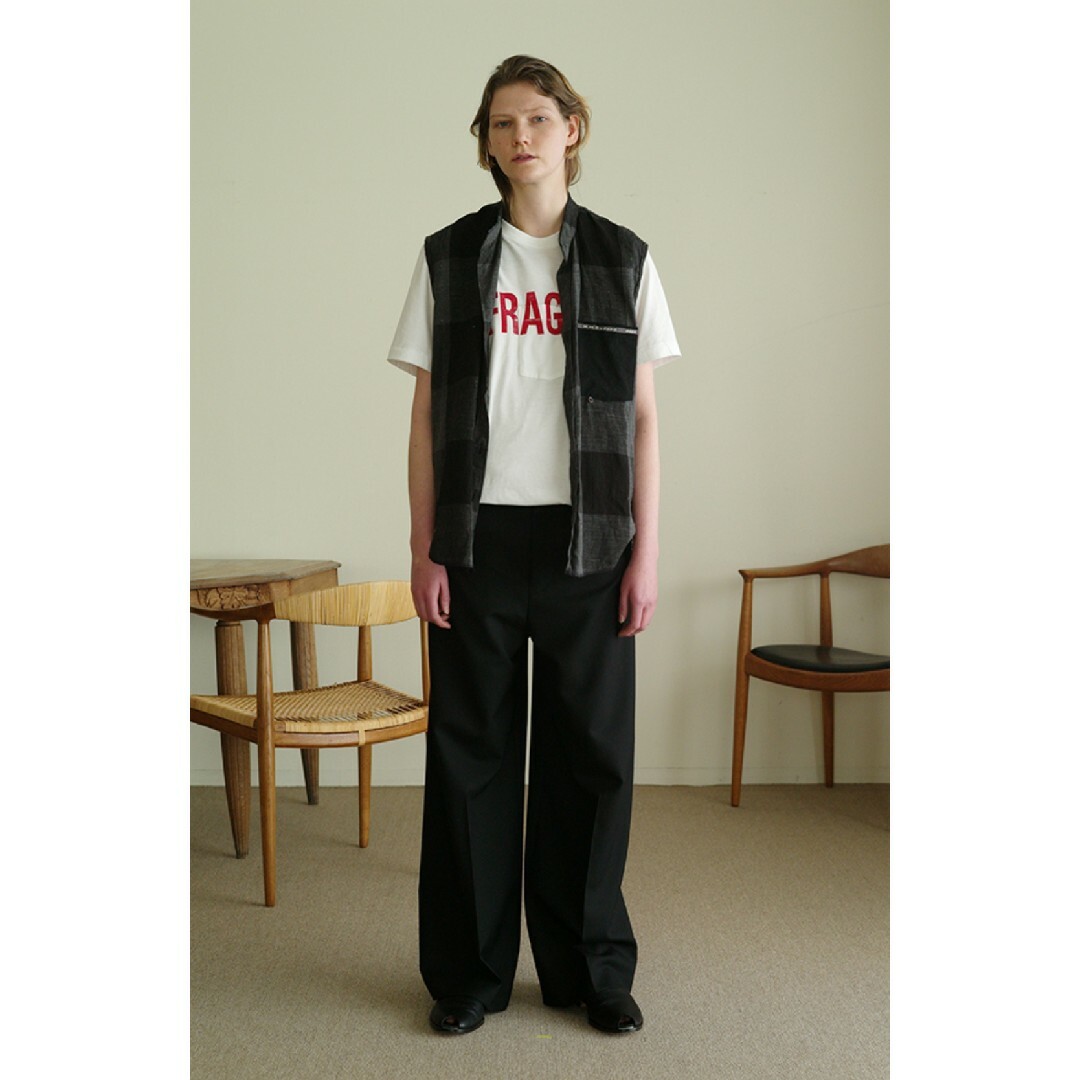 SUNSEA - sunsea 22ss N.M Oxford w/耳 straight pantの通販 by SUNSEA - sunsea 22ss N.M Oxford w/耳 straight pantの通販 by