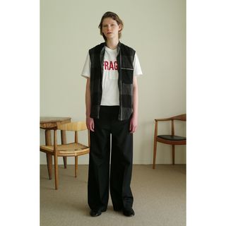 SUNSEA - sunsea 22ss N.M Oxford w/耳 straight pantの通販 by SUNSEA - sunsea 22ss N.M Oxford w/耳 straight pantの通販 by