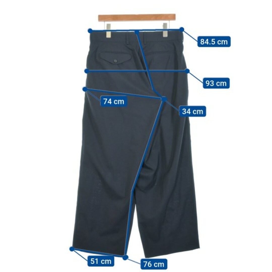 kolor - kolor カラー スラックス 2(M位) 紺 【古着】【中古】の kolor - kolor カラー スラックス 2(M位) 紺 【古着】【中古】の