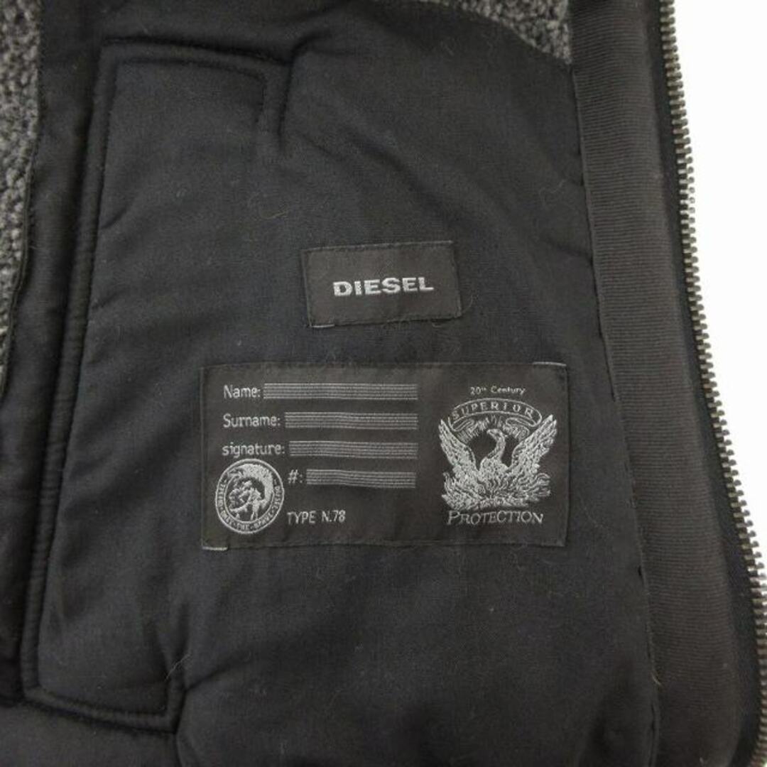 DIESEL - ディーゼル DIESEL ボアジャケット ブルゾン 格子柄 S DIESEL - ディーゼル DIESEL ボアジャケット ブルゾン 格子柄 S
