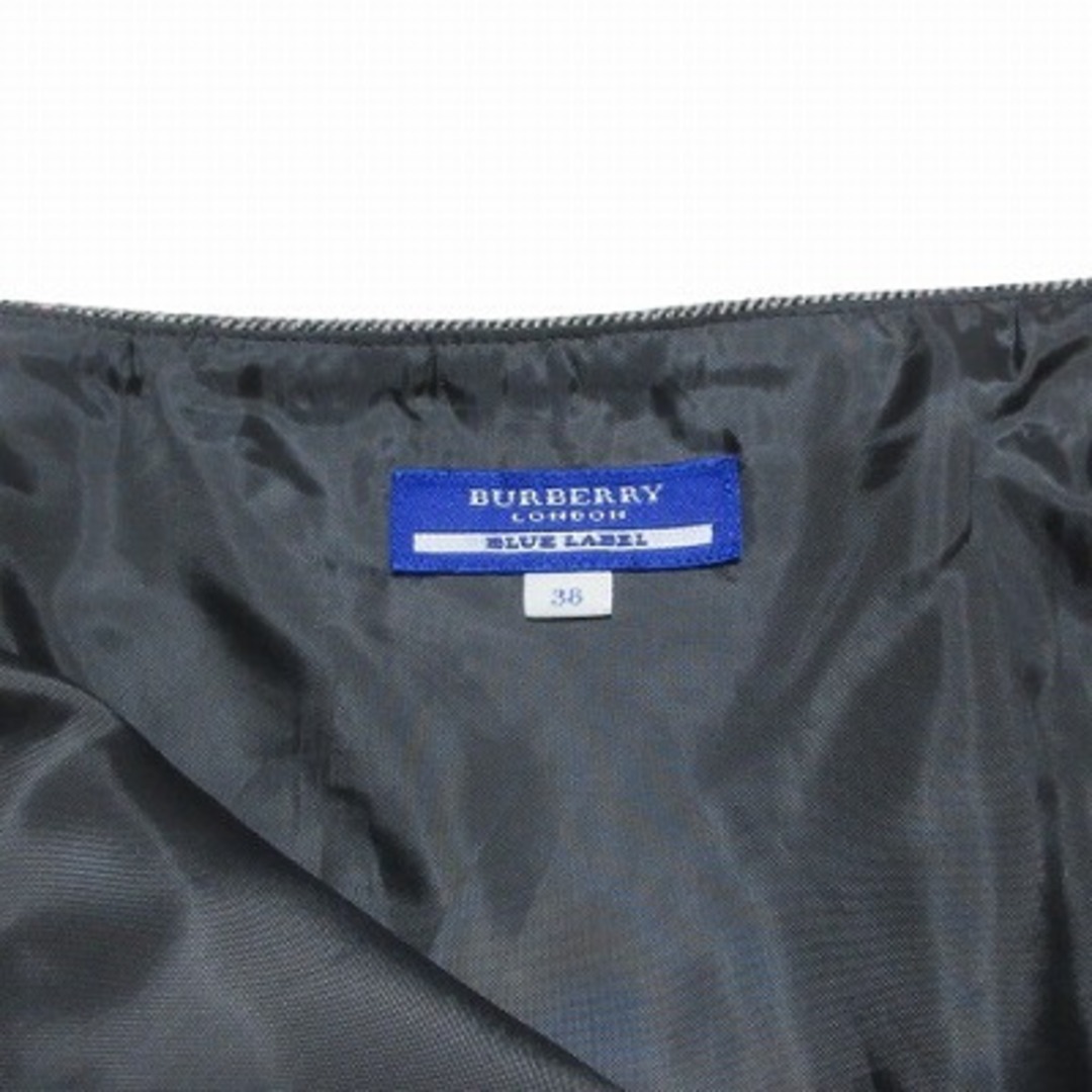BURBERRY BLUE LABEL - バーバリーブルーレーベル シルク混 BURBERRY BLUE LABEL - バーバリーブルーレーベル シルク混